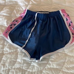 Sailboat athletic shorts